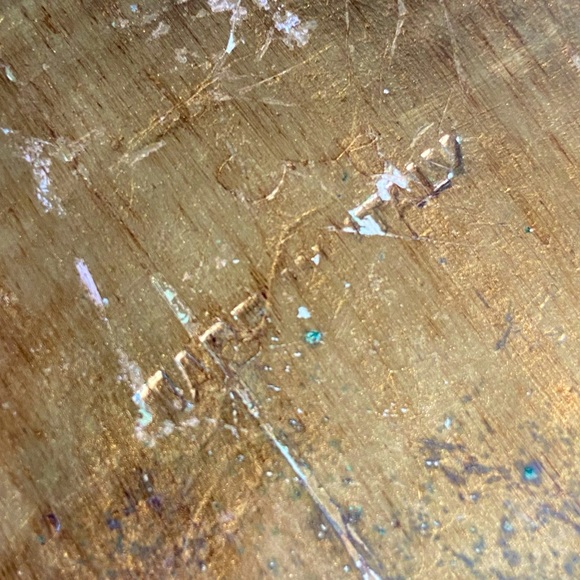 Vintage Florentine Italy 2 Drawer Cabinet Trinket Jewelry Box Handpainted Wooden - Picture 7 of 9